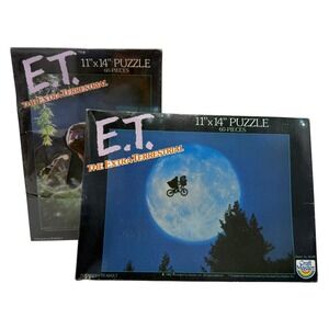 Vtg 1982 ET E.T. The Extra Terrestrial 60pc Jigsaw Puzzle Lot Craft Master 11x14